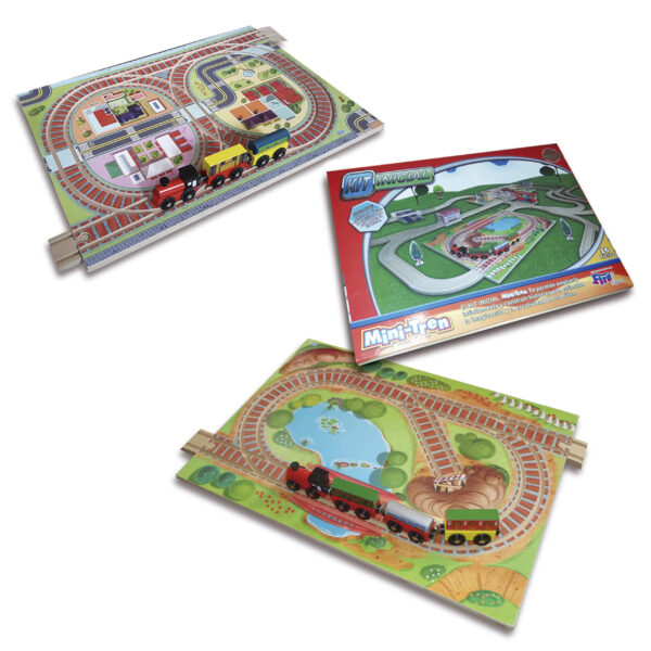 KIT INICIAL (Tren + Plataforma con recorrido + Accesorios)