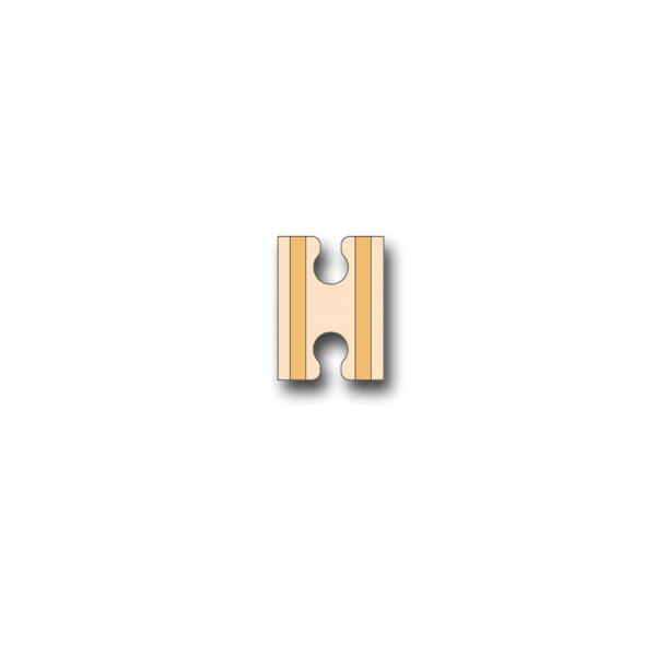 Recta Nº2 x 2 Piezas (Hembra-Hembra)