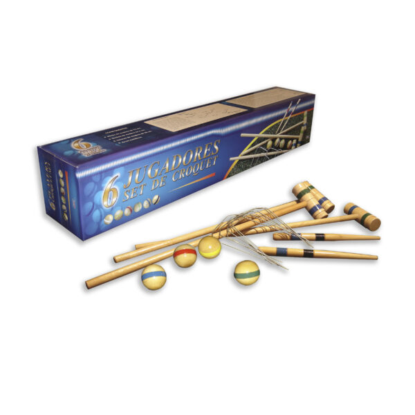 Juego de croket Chico (6 Martillos) en Caja